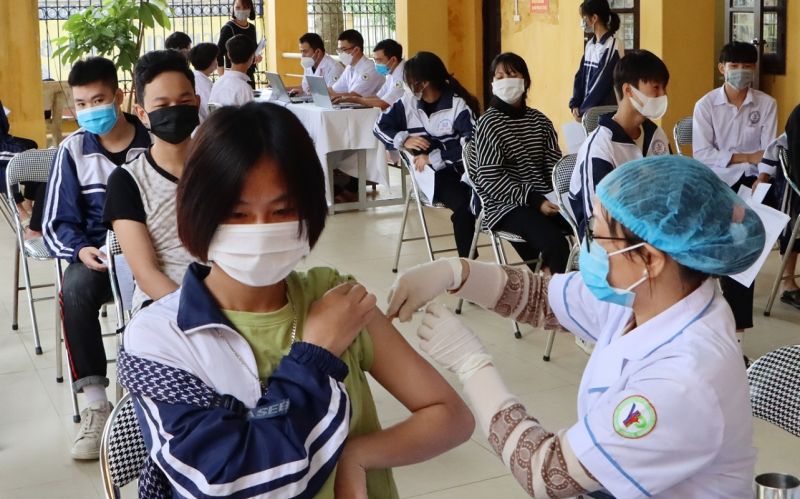 Bắc Ninh triển khai tiêm vaccine cho trẻ từ đủ 5 tuổi đến dưới 12 tuổi
