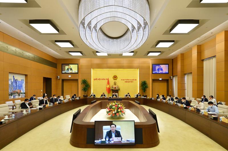 Khai mạc kỳ họp thứ 10 của Ủy ban Thường vụ Quốc hội (Ảnh: Quochoi.vn)