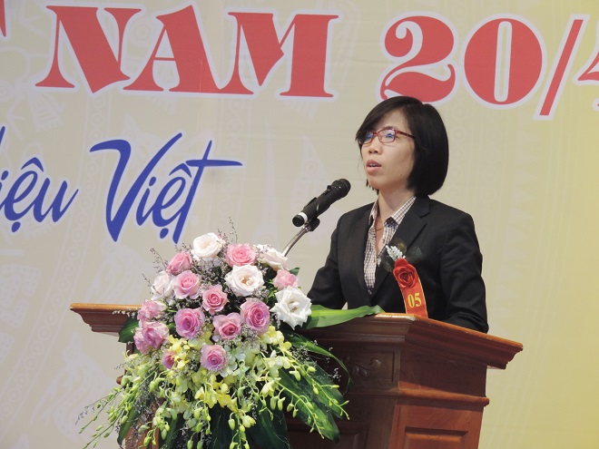 Bà Nguyễn Hà Thu, Giám đốc Công ty TNHH Quốc Tế Trà Tiên Thảo