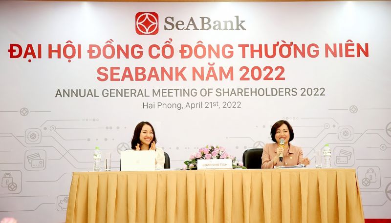 SeABank tổ chức thành công Đại hội đồng cổ đồng thường niên 2022.
