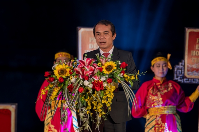Ông Võ Lê Nhật, Chủ tịch UBND Thành phố Huế phát biểu khai mạc