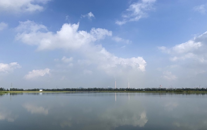 Hồ chứa thải xỉ của Công ty Cổ phần Nhiệt điện Hải Phòng
