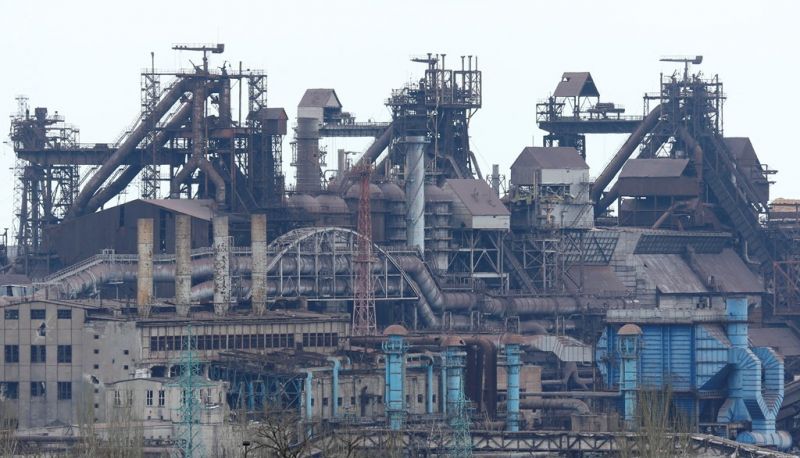 Nhà máy thép Azovstal ở Đông Nam Ukraine. Nguồn AP
