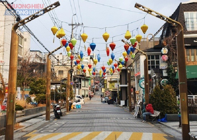 Một góc phố Quy Nhơn - Việt Nam tại thủ đô Seoul – Hàn Quốc.