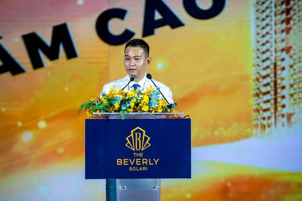 Ông Nguyễn Đức Quang đại diện Vinhomes phát biểu tại buổi lễ