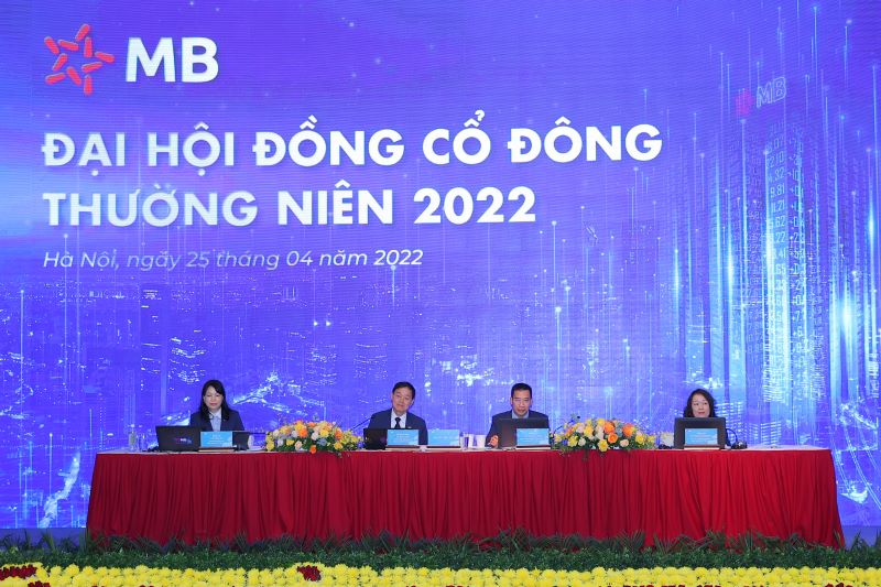 Với kết quả kinh doanh năm 2021 tốt, MB đã đệ trình và được ĐHĐCĐ MB thông qua mức chia cổ tức cho năm 2021 là 20%