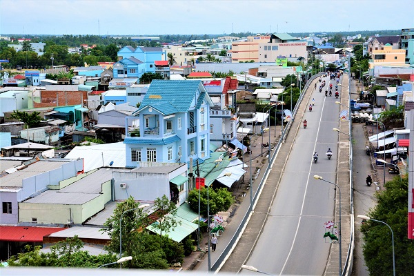 Một góc thành phố Cà Mau.