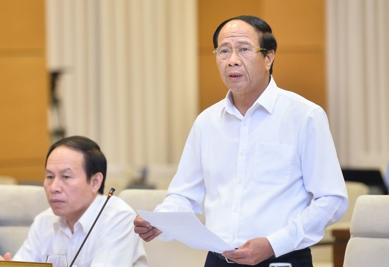 Phó Thủ tướng Chính phủ Lê Văn Thành phát biểu tại phiên họp