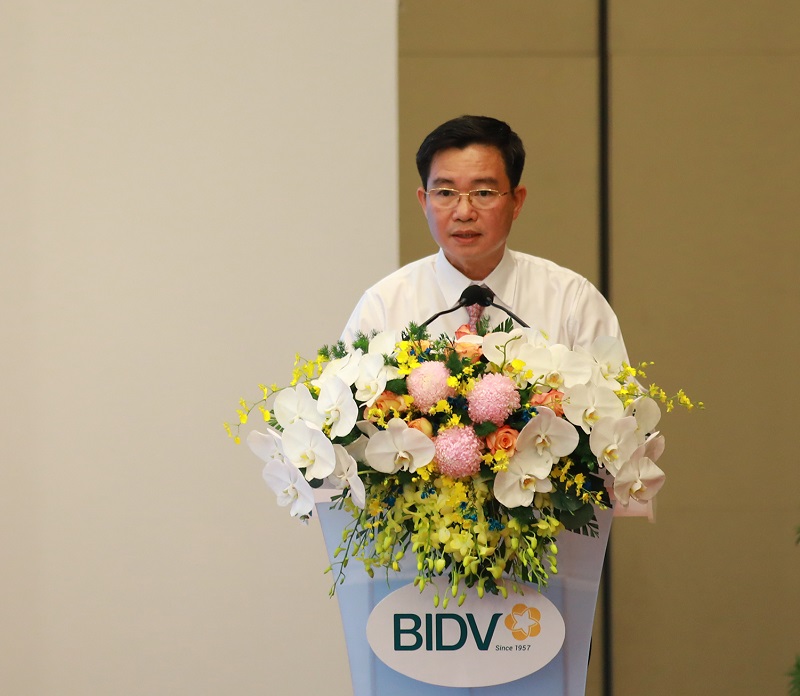 Ông Đào Khắc Hùng, Giám đốc Bệnh viện Sản nhi Bắc Ninh phát biểu tại buổi Lễ