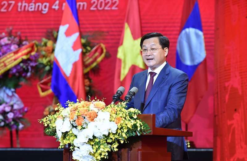 Phó Thủ tướng Chính phủ Lê Minh Khái phát biểu tại sự kiện