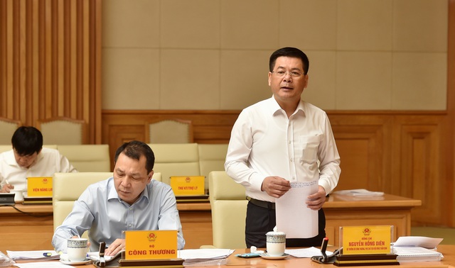 Bộ trưởng Bộ Công Thương Nguyễn Hồng Diên: Quy hoạch lần này cơ bản đảm bảo cân đối giữa các vùng, miền - Ảnh VGP/Đức Tuân