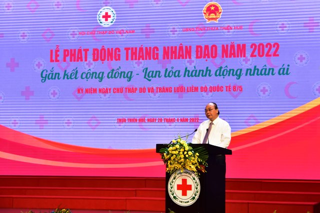 Chủ tịch nước Nguyễn Xuân Phúc phát biểu tại Lễ phát động 