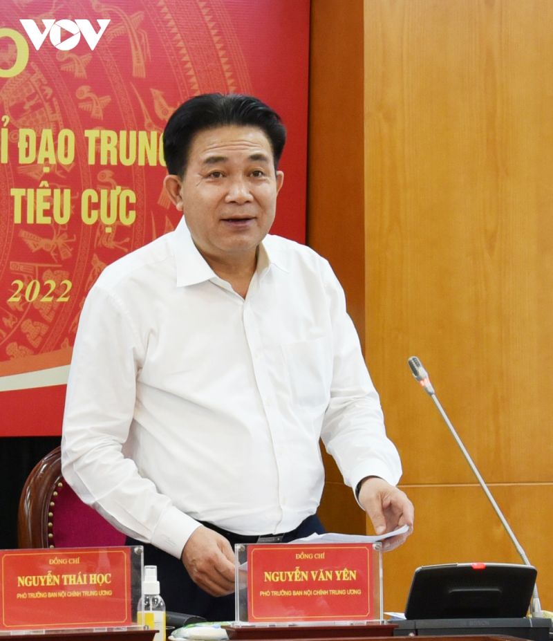 Phó Trưởng Ban Nội chính Trung ương Nguyễn Văn Yên