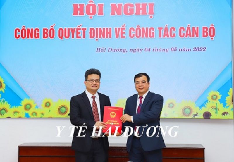 Hải Dương bổ nhiệm ông Trần Quang Cảnh làm Phó Giám đốc Sở Y tế