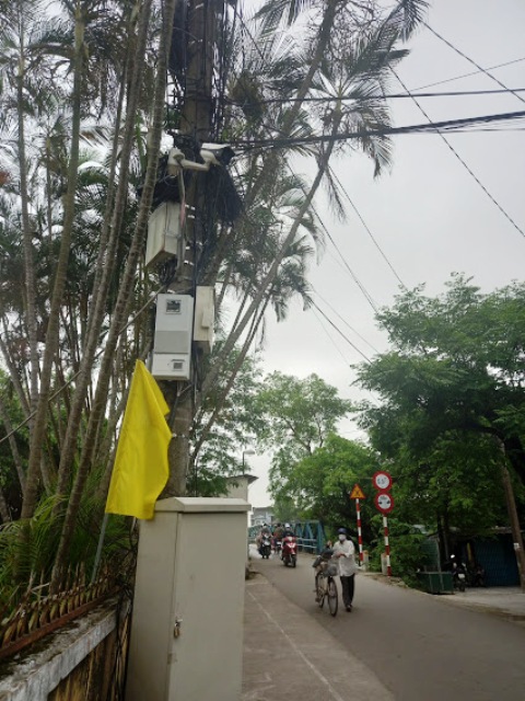 Camera an ninh được bắt ở cầu Phú Lưu, phường Vỹ Dạ (Huế)