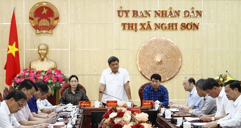 Ông Trần Thanh Nam, Thứ trưởng Bộ NN&PTNT phát biểu tại buổi làm việc.