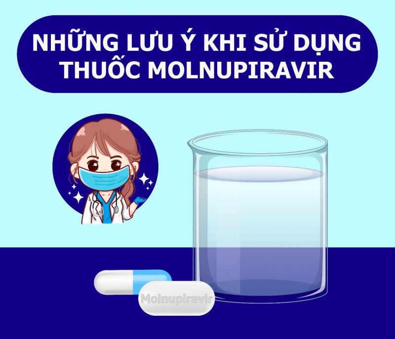 Những lưu ý khi sử dụng thuốc Molnupiravir
