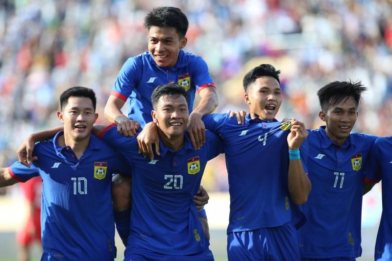 U23 Lào chơi hay nhưng không thể bảo vệ được thành quả