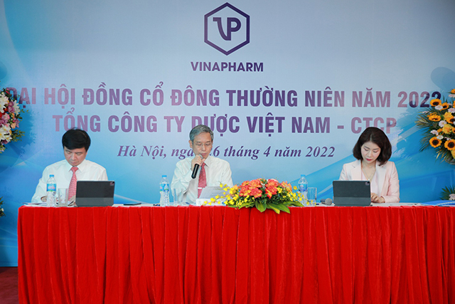 Đại hội đồng cổ đông thường niên năm 2022 - Tổng công ty dược Việt Nam. Nguồn DVN