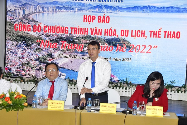 Ông Nguyễn Thanh Hà- Giám đốc sở Văn hóa và Thể thao trả lời
