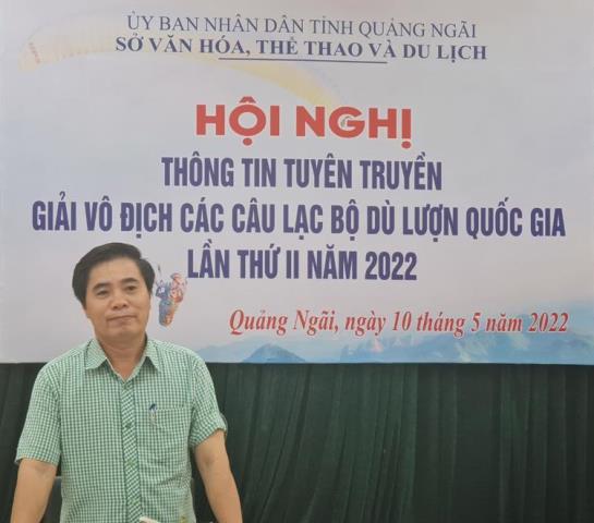 Ông Nguyễn Tiến Dũng - Giám đốc Sở Văn hóa - Thể thao và Du lịch tỉnh Quảng Ngãi.