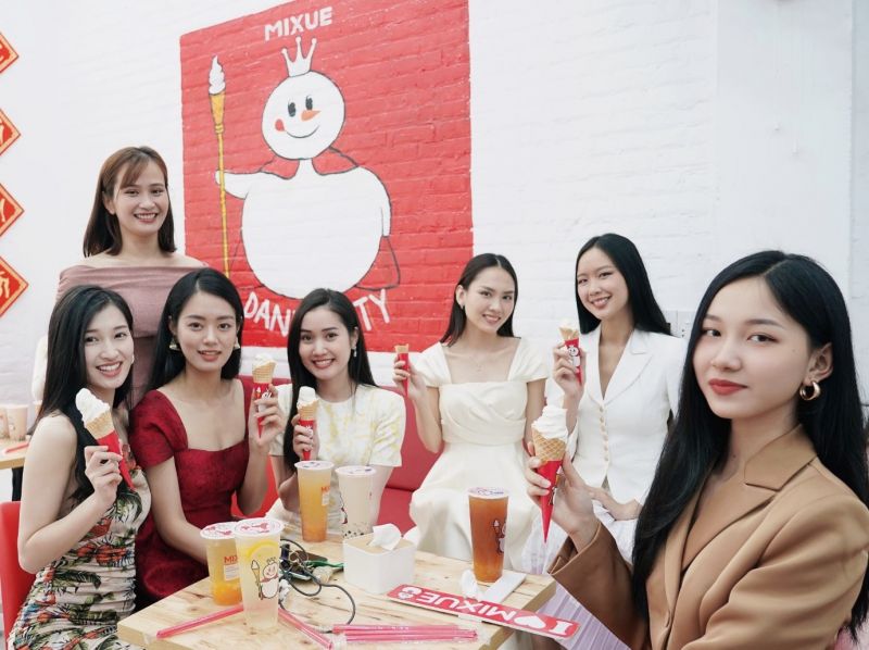 Mixue là thương hiệu trà sữa, kem, giải khát bắt đầu kinh doanh tại Danko City từ đầu năm 2022.