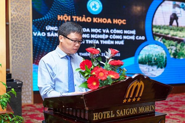 TS Hồ Thắng tại hội thảo