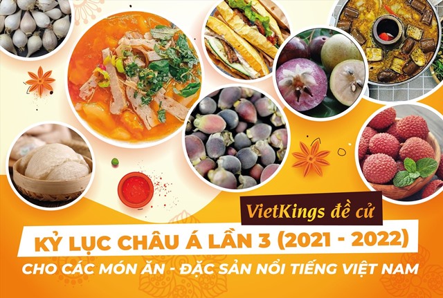 Các món ăn - đặc sản Việt Nam được đề cử kỷ lục châu Á.