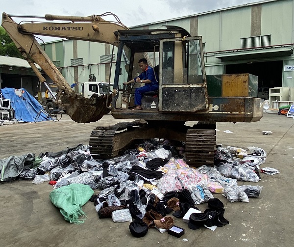 Tiêu hủy hàng hóa vi phạm tại Bắc Ninh vào tháng 5 vừa qua