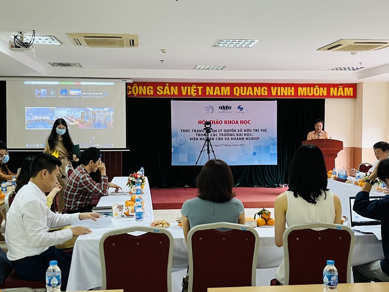 Hội thảo: Quản lý quyền sở hữu trí tuệ trong các trường đại học, viện nghiên cứu, doanh nghiệp