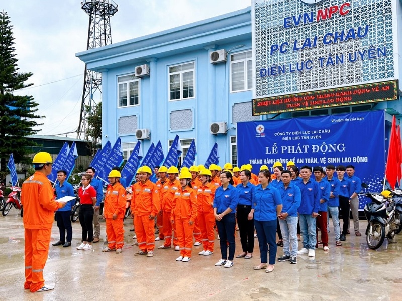 Lễ phát động chiến dịch tuyên truyền bảo vệ an toàn và phát quang hành lang lưới điện cao áp trên địa bàn huyện Tân Uyên