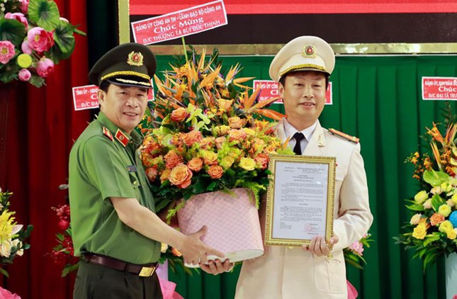 Thượng tá Bùi Đức Thịnh được bổ nhiệm Phó Giám đốc Công an tỉnh Lâm Đồng