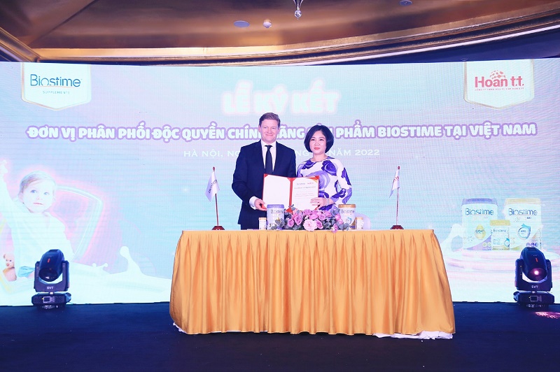 Hoan TT là đơn vị phân phối độc quyền chính hãng sản phẩm Biostime tại Việt Nam