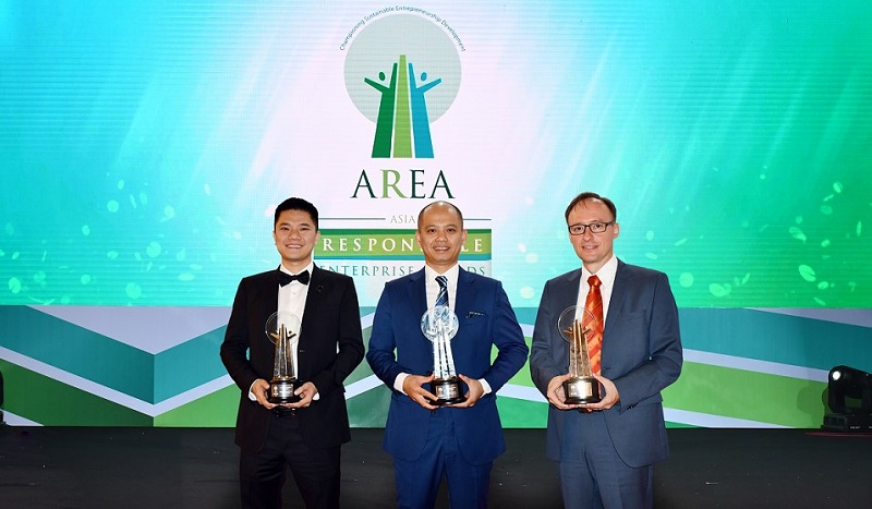 UNIBEN vinh dự nhận giải thưởng AREA - Doanh nghiệp trách nhiệm châu Á