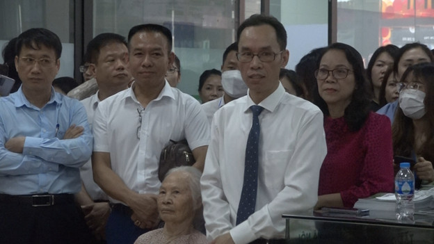 Bác sĩ Nguyễn Công Hân - Chủ tịch HĐQT Công ty CP Bệnh viện Hữu nghị Quốc tế Hà Nội tại buổi Lễ khai trương