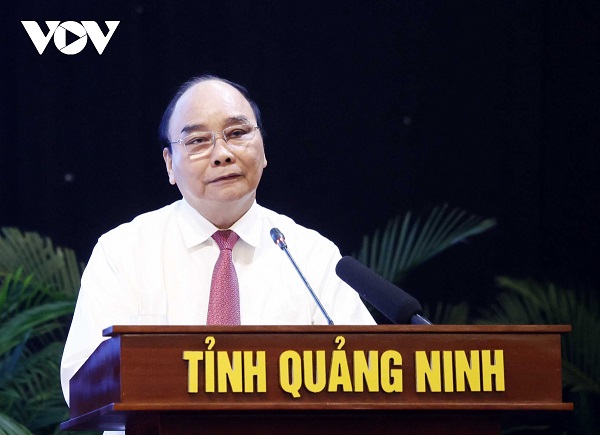 Chủ tịch nước Nguyễn Xuân Phúc phát biểu tại Hội nghị