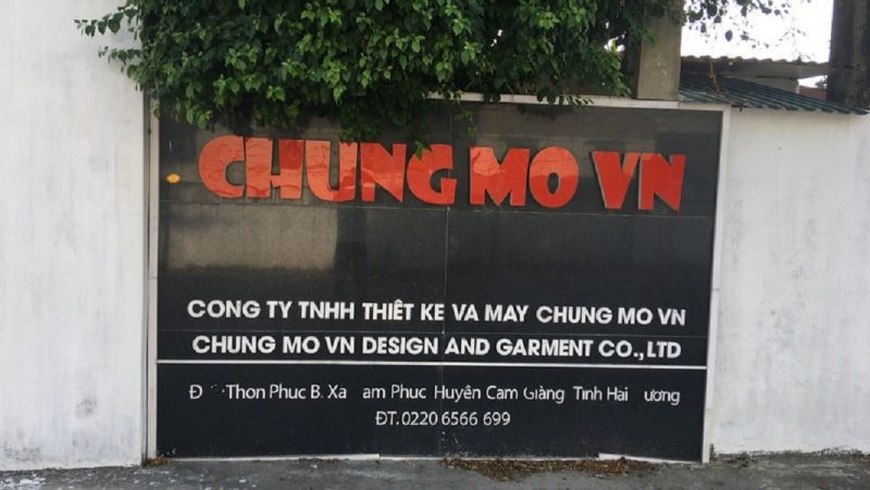 Công ty TNHH thiết kế và may Chung Mo VN