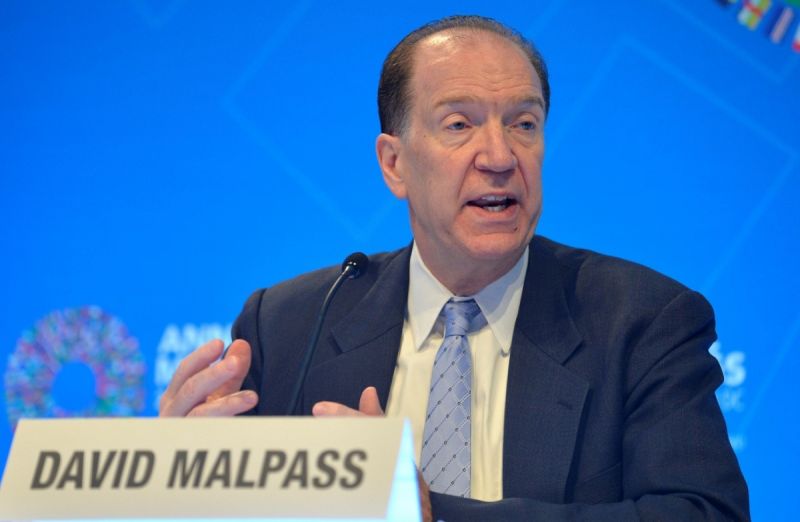 Chủ tịch Ngân hàng Thế giới David Malpass. Ảnh Reuters