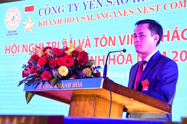 Ông Nguyễn Thanh Hải- Tổng giám đốc công ty phát biểu khai mạc.
