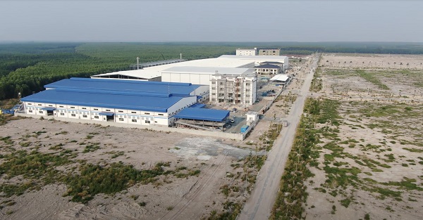 Một nhà máy đang mọc lên ở KCN Minh Hưng Sikico có diện tích 655 hecta (H.Hớn Quản, Bình Phước)