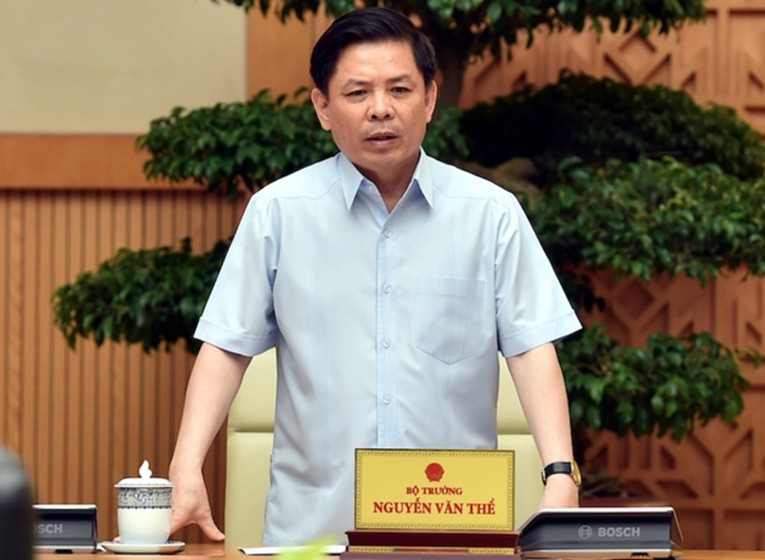 Bộ trưởng Bộ Giao thông vận tải Nguyễn Văn Thể. Ảnh VGP