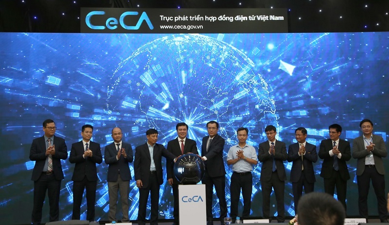 Lễ công bố Trục phát triển hợp đồng điện tử Việt Nam (www.CeCA.gov.vn)