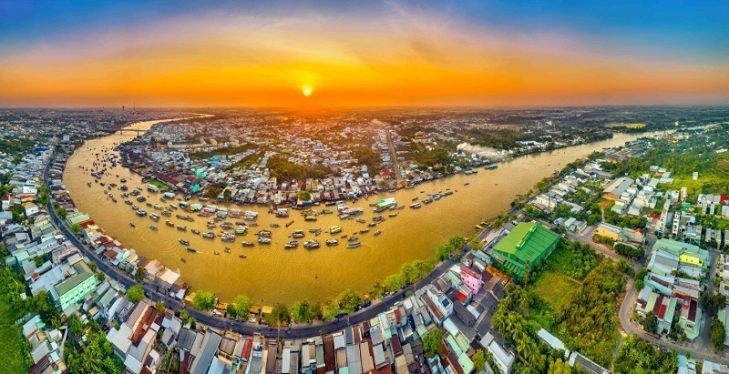 Phương hướng phát triển kinh tế - xã hội vùng đồng bằng sông Cửu Long đến năm 2030, tầm nhìn đến năm 2045. Ảnh internet