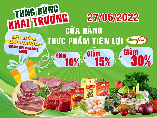 Khai trương cửa hàng tiện lợi Sagrifood – Điện Biên Phủ