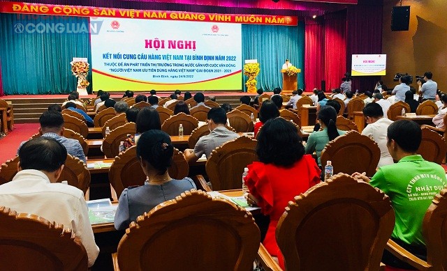 Quang cảnh Hội nghị kết nối cung - cầu hàng Việt Nam năm 2022