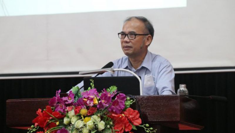 PGS.TS Trần Văn Hải, Trưởng bộ môn Sở hữu trí tuệ, Trường Đại học Khoa học Xã hội và Nhân văn truyền đạt một số nội dung về sở hữu trí tuệ