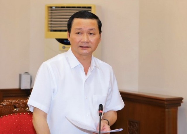 Chủ tịch UBND tỉnh Thanh Hoá Đỗ Minh Tuấn phát biểu tại hội nghị