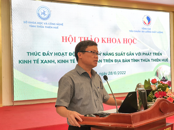 TS Hồ Thắng- Giám đốc Sở KH&CN tỉnh Thừa Thiên Huế