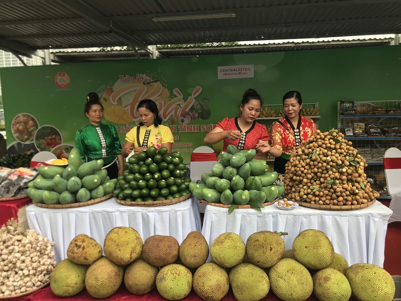 Tuần lễ xoài và nông sản an toàn tỉnh Sơn La tại siêu thị Big C - Thăng Long (Hà Nội) sẽ kéo dài liên tục từ ngày 29/6 đến hết ngày 3/7/2022