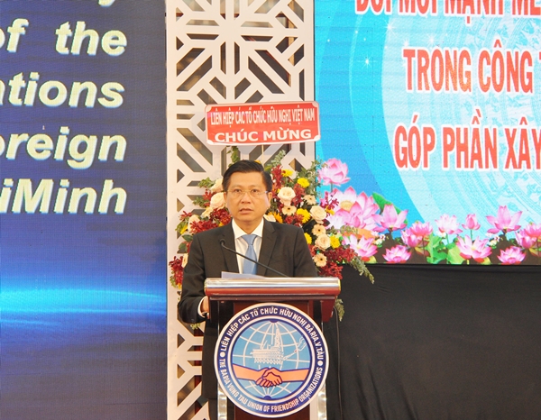 Ông Trần Văn Tuấn, Phó Chủ tịch UBND tỉnh Bà Rịa Vũng Tàu phát biểu tại buổi lễ